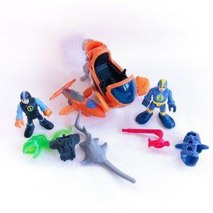 Fisher-Price Imaginext Ocean Adventure Deep Sea Scuba Diver Set And Mini Sub Set